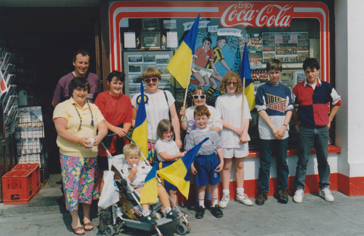 National Feile na nGael Finals in Athenry 1992 Slide background